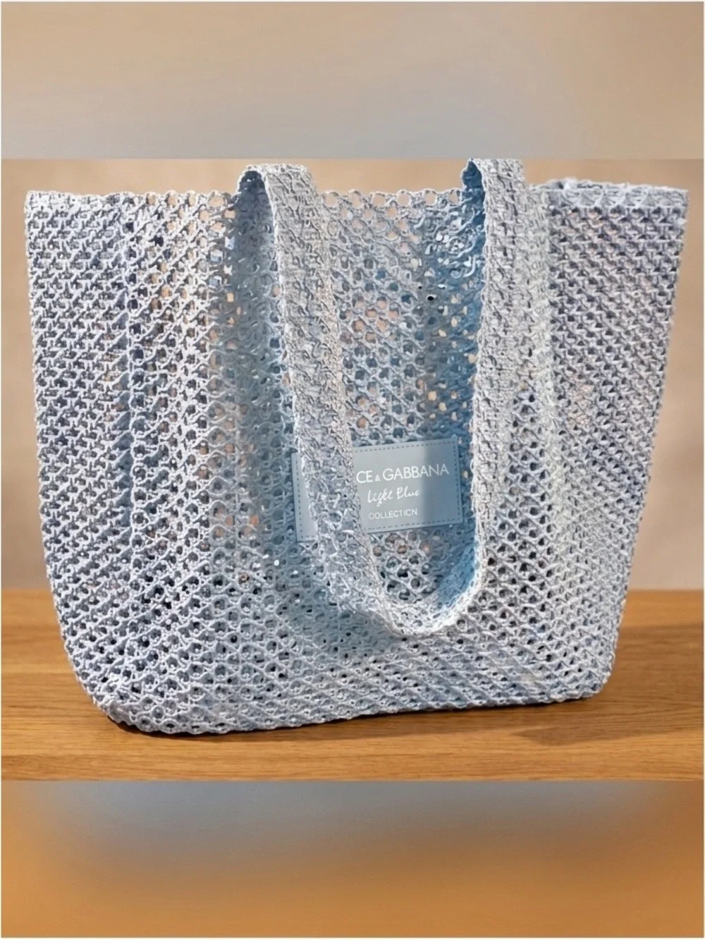 Summer must !Last one remaining !Dolce & Gabbana Light Blue Large Tote